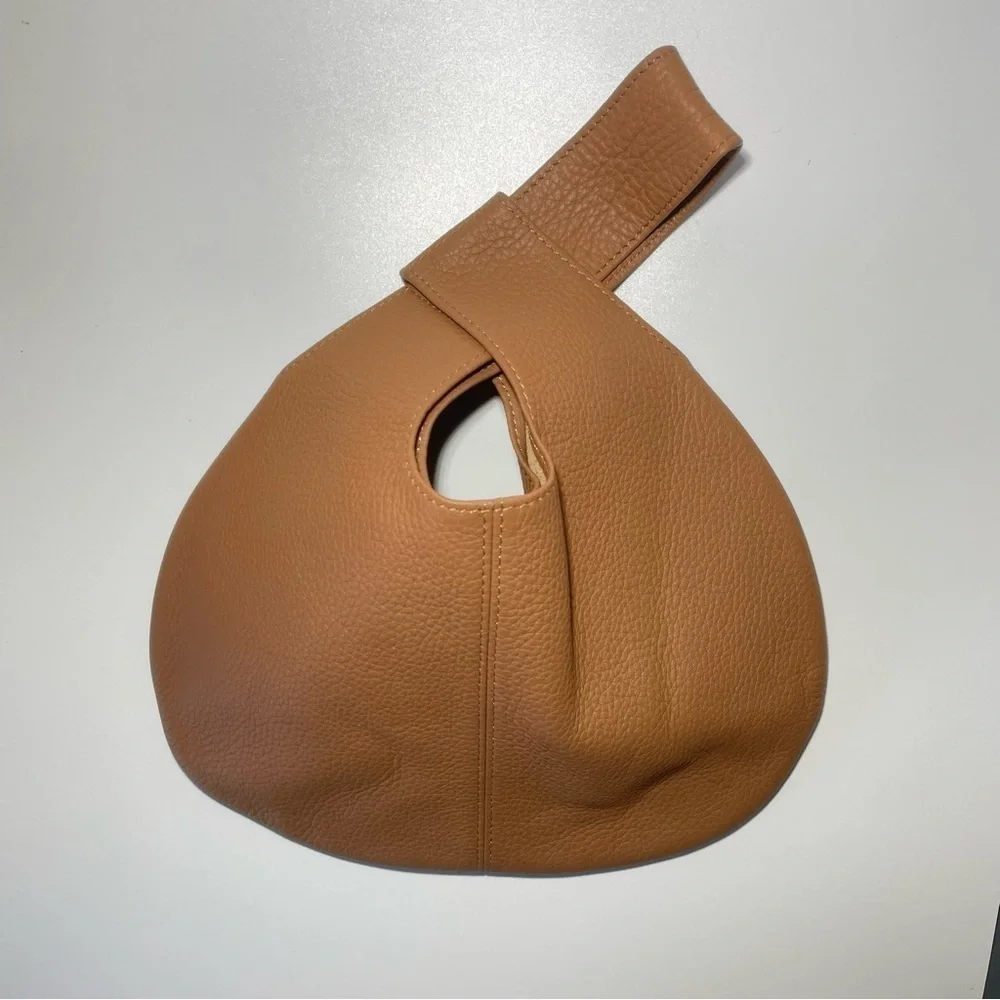 J’Da Tan Leather Women's Italy Wrist Bag